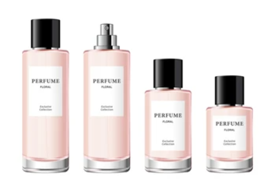 Adhesive Label Shapes for Fragrance Bottles