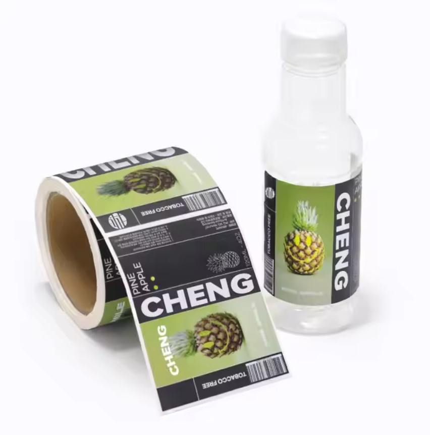 Plastic Bottle Adhesive Labels