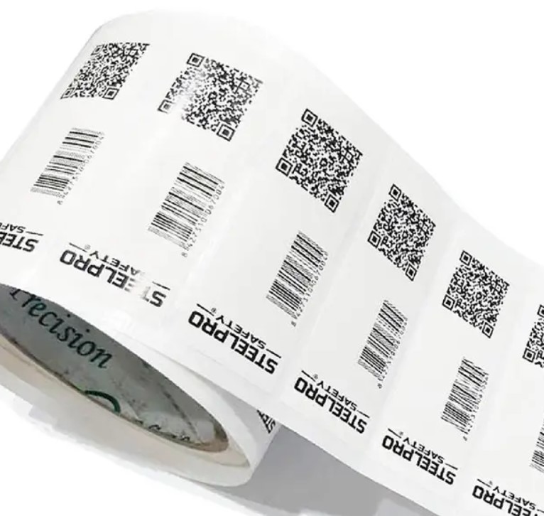 qr code adhesive labels