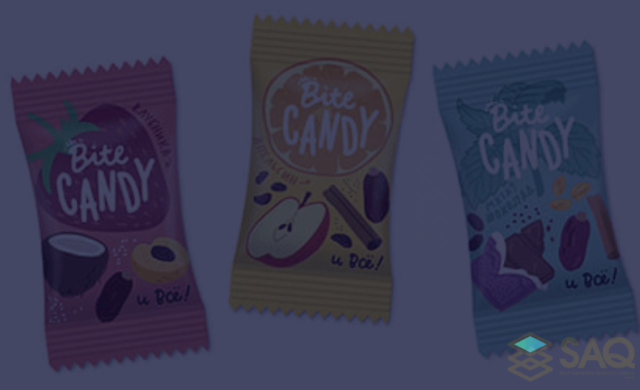 Adhesive Labels For Candy Food Manufacturer