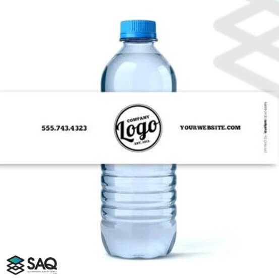 custom water bottle labels design