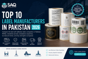 Top 10 Label Manufacturers in Pakistan
