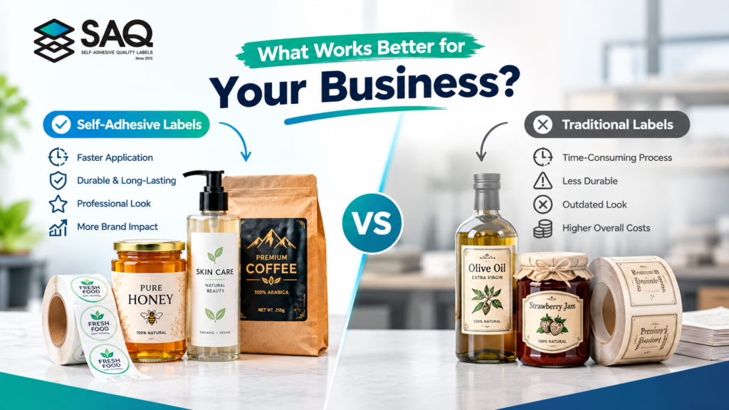 Self-Adhesive Labels vs. Traditional Labels